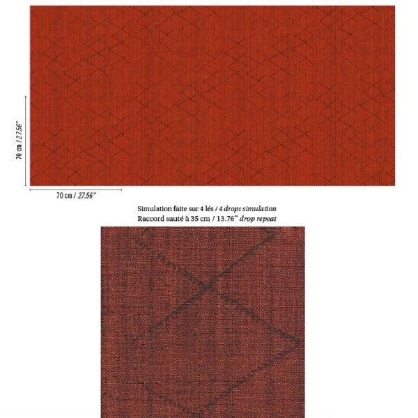 Glam Harlequin on Linen