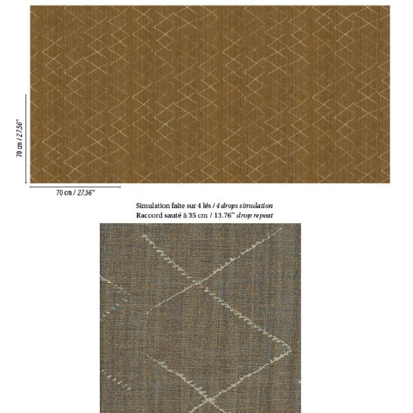 Glam Harlequin on Linen
